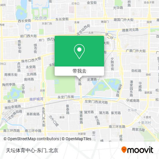 天坛体育中心-东门地图