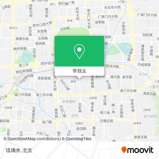 琉璃井地图