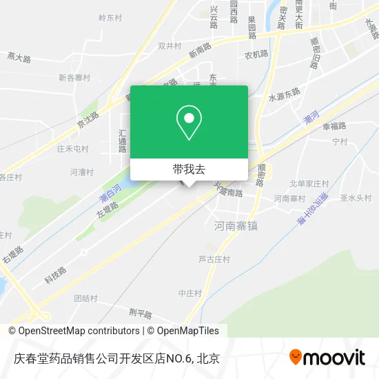 庆春堂药品销售公司开发区店NO.6地图