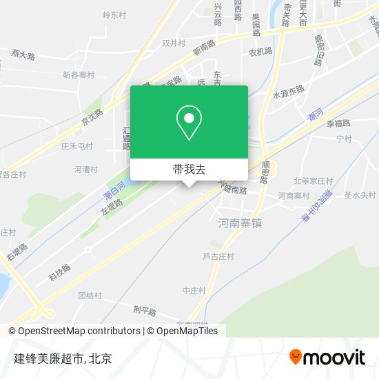 建锋美廉超市地图