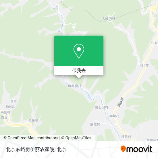 北京麻峪房伊丽农家院地图