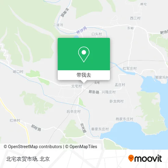 北宅农贸市场地图