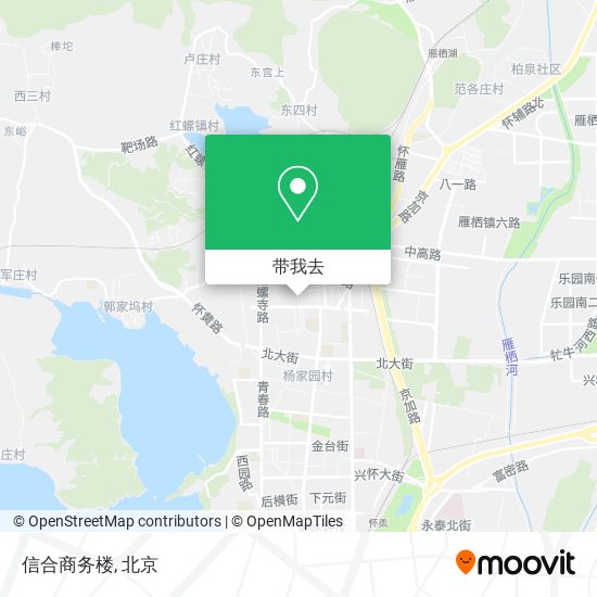 信合商务楼地图