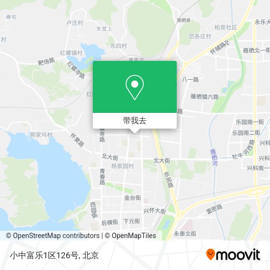 小中富乐1区126号地图