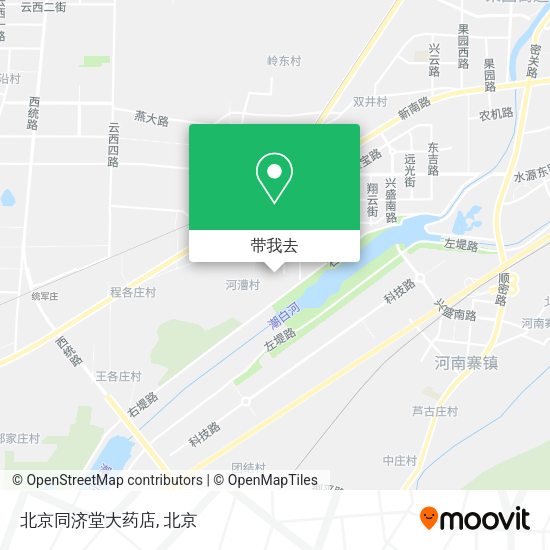 北京同济堂大药店地图