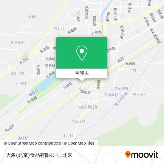 大象(北京)食品有限公司地图
