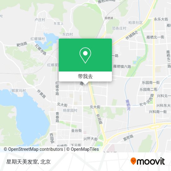 星期天美发室地图