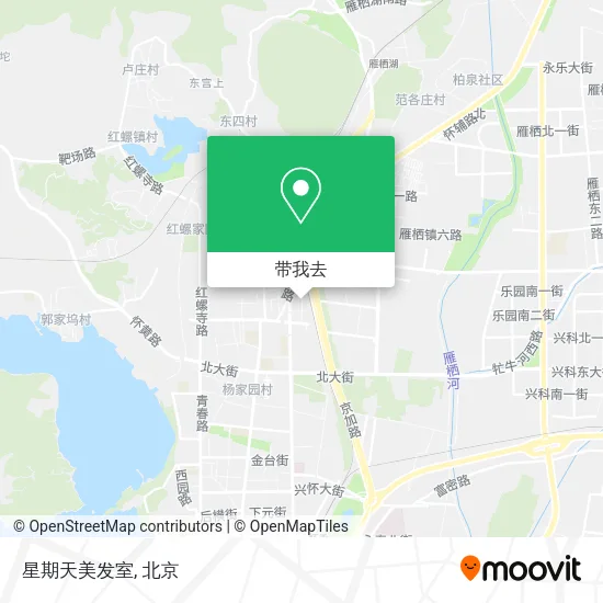 星期天美发室地图