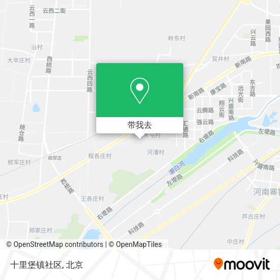 十里堡镇社区地图