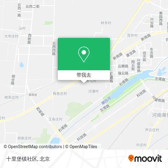 十里堡镇社区地图