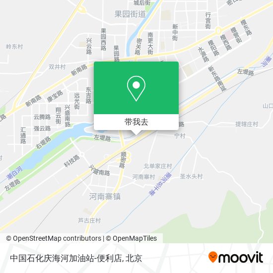 中国石化庆海河加油站-便利店地图
