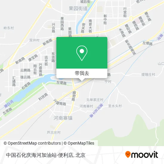 中国石化庆海河加油站-便利店地图