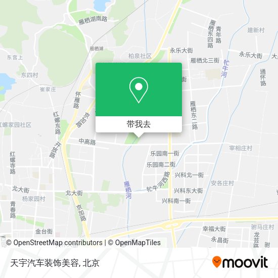 天宇汽车装饰美容地图