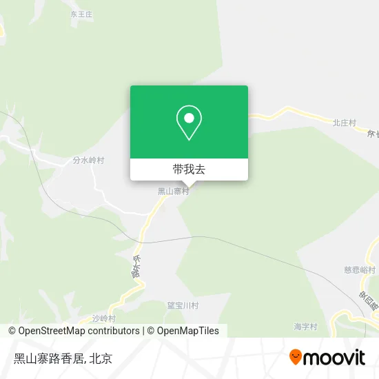 黑山寨路香居地图