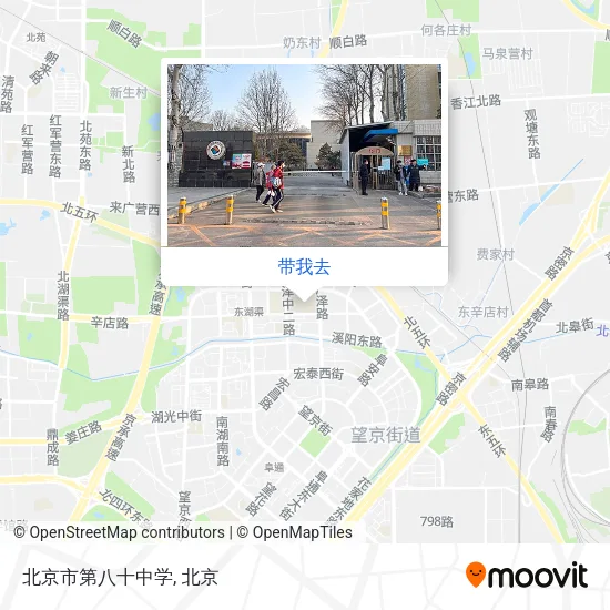 北京市第八十中学地图