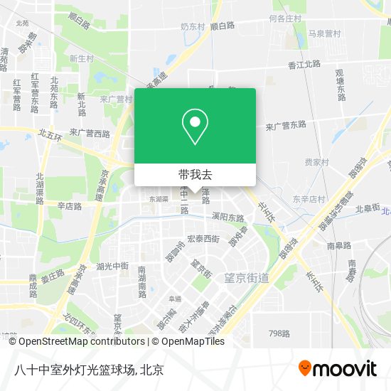 八十中室外灯光篮球场地图