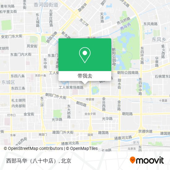 西部马华（八十中店）地图
