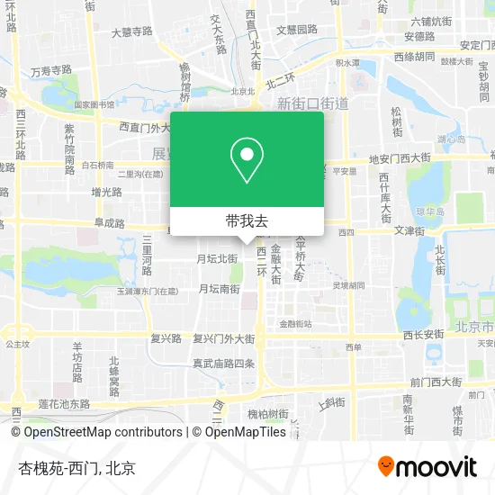杏槐苑-西门地图