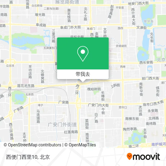 西便门西里10地图