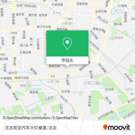 北京宏达汽车大灯修复地图