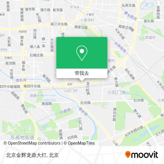 北京金辉龙鼎大灯地图