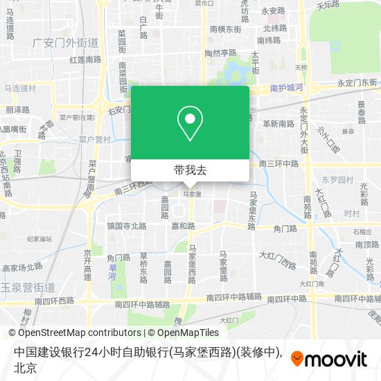 中国建设银行24小时自助银行(马家堡西路)(装修中)地图