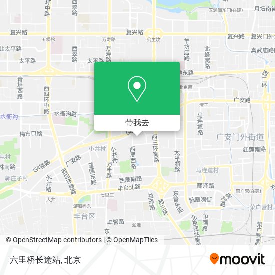 六里桥长途站地图