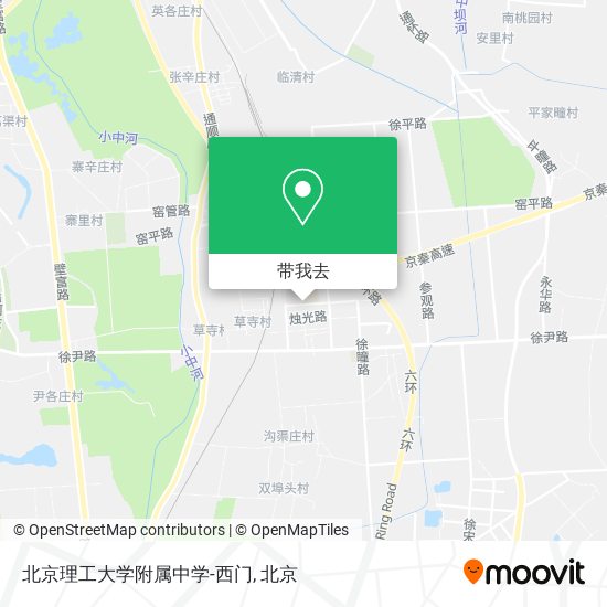 北京理工大学附属中学-西门地图