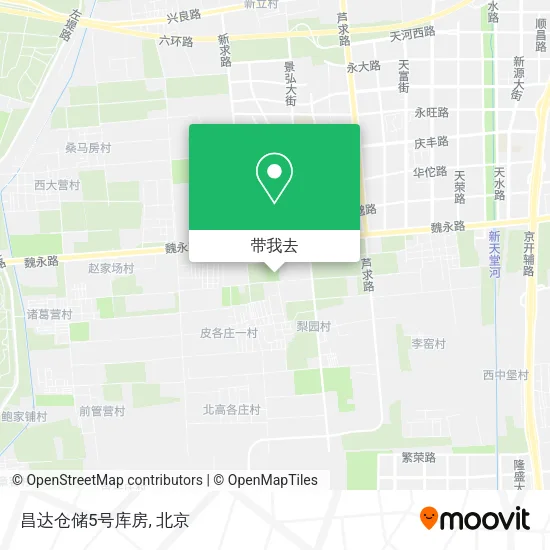 昌达仓储5号库房地图