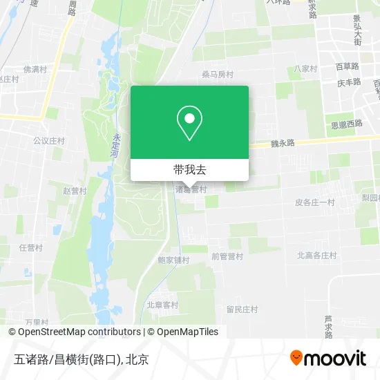 五诸路/昌横街(路口)地图