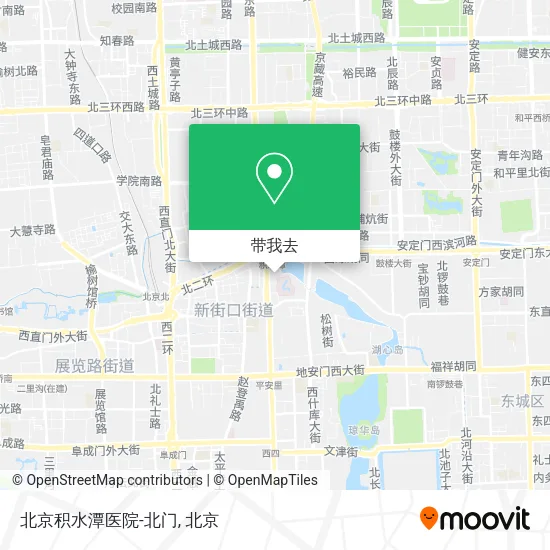 北京积水潭医院-北门地图