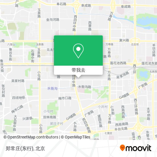 郑常庄(东行)地图