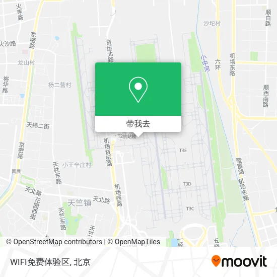 WIFI免费体验区地图