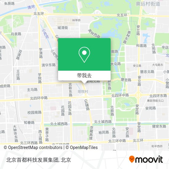 北京首都科技发展集团地图