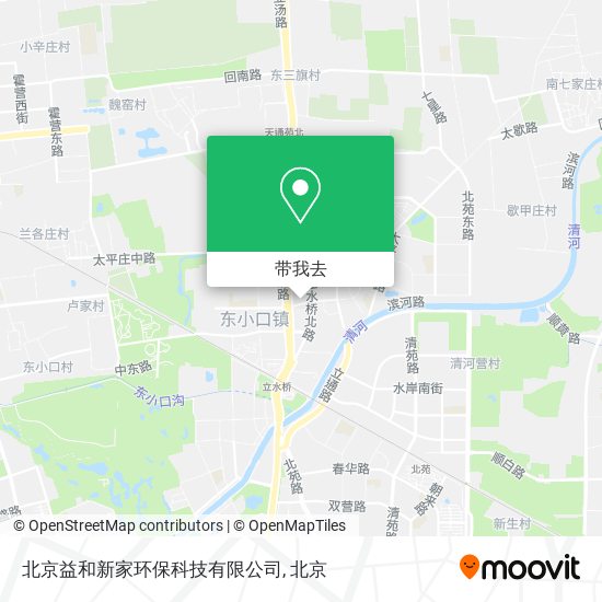 北京益和新家环保科技有限公司地图
