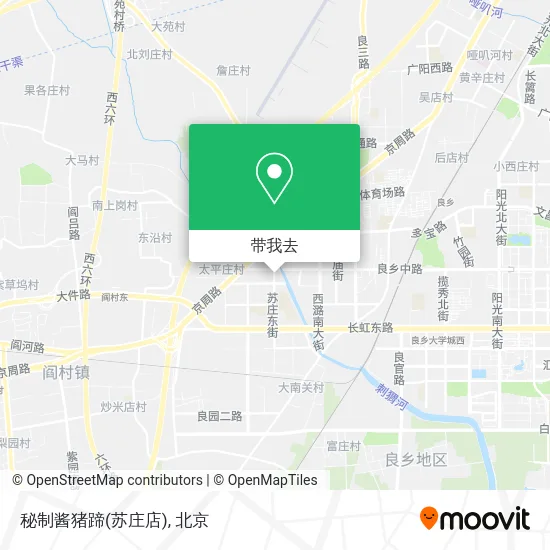 秘制酱猪蹄(苏庄店)地图