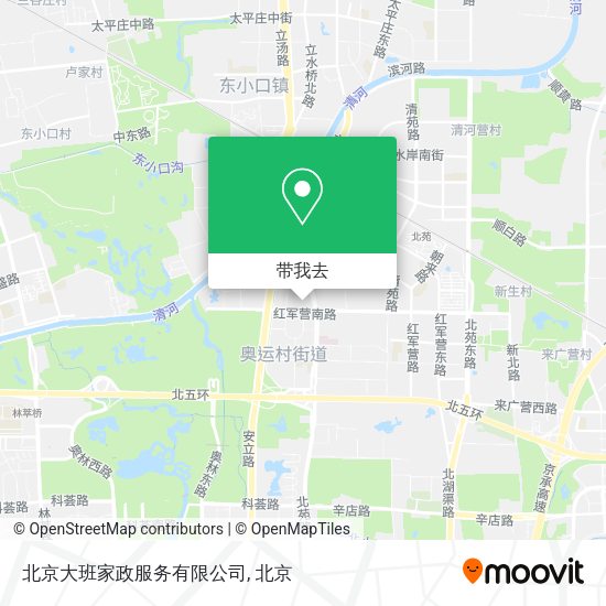 北京大班家政服务有限公司地图