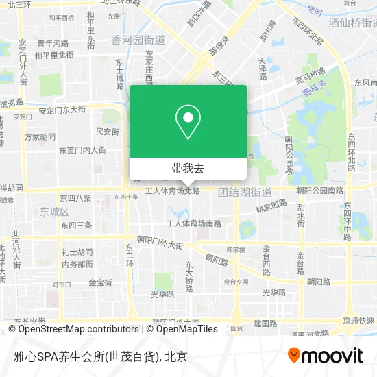 雅心SPA养生会所(世茂百货)地图