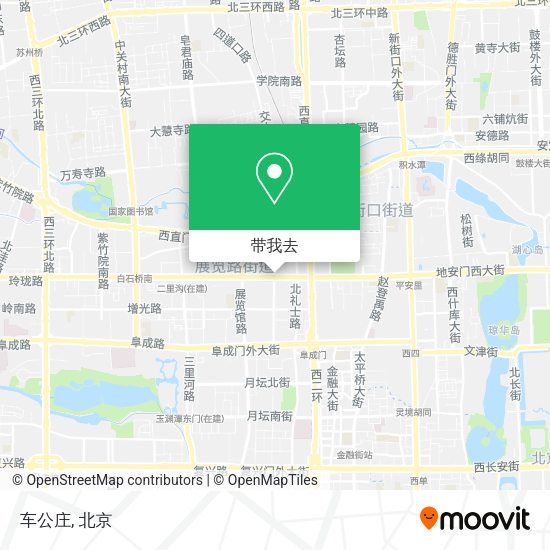 车公庄地图