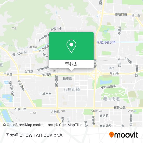 周大福  CHOW  TAI  FOOK地图