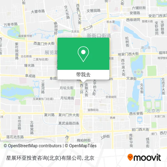 星展环亚投资咨询(北京)有限公司地图