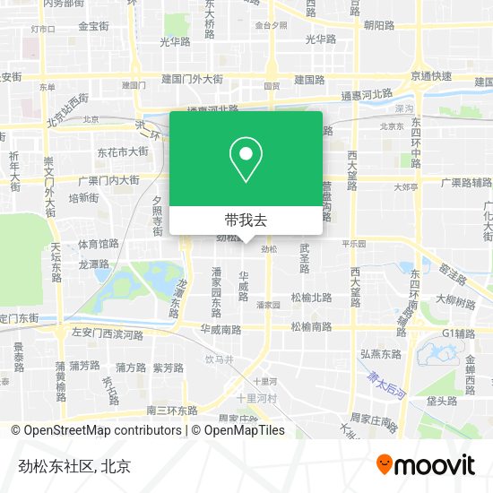 劲松东社区地图