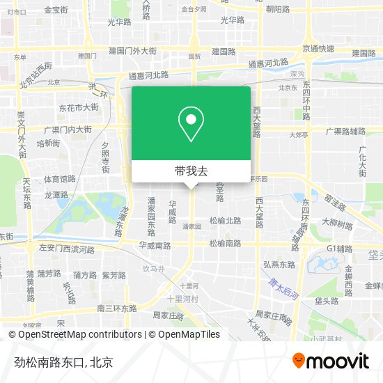 劲松南路东口地图