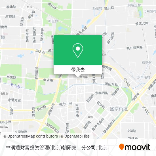 中润通财富投资管理(北京)朝阳第二分公司地图