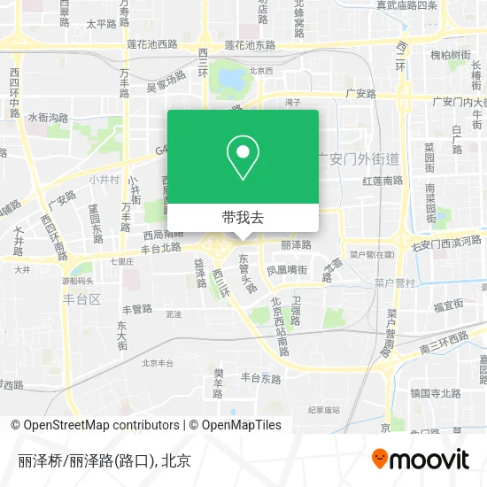 丽泽桥/丽泽路(路口)地图