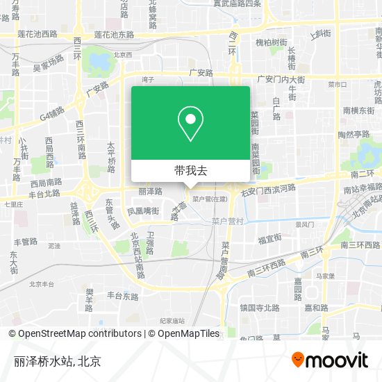 丽泽桥水站地图