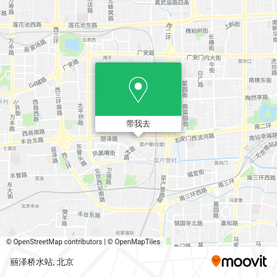 丽泽桥水站地图