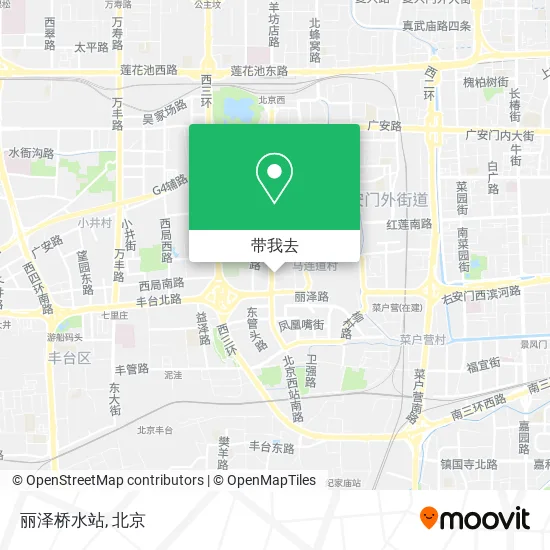 丽泽桥水站地图