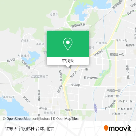 红螺天宇渡假村-台球地图