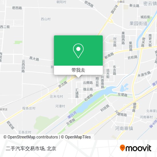 二手汽车交易市场地图
